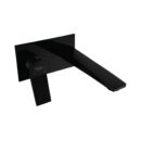 Hindware Wall Mounted Basin Mixer Edge F410013GRT - Black Chrome