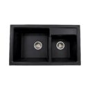 Hindware Quartz Sink Garnet GARNET 31 X 18 X 8.3 ( 31 x 18 inches ) - Black
