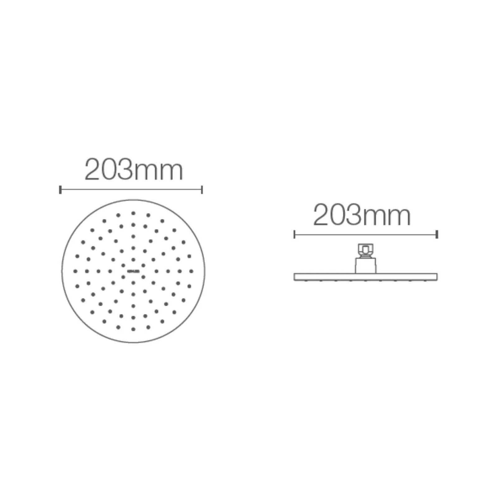 Kohler Single Flow Overhead Shower Rain Duet 73037IN-CL-CP - Chrome - Image 2