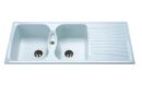 Nirali Quartz Sink Quartz Premium Range KAPPA LV 2 ( 45 x 19.5 inches ) - Beige Granite