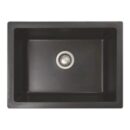 Nirali Quartz Sink Quartz Elite Range LIVIA BIG ( 21 x 18 inches ) - Granite Grey