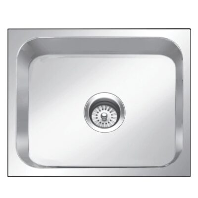 Nirali Stainless Steel Sink Rectangular Straight Range ORRA ( 15 x 12 inches ) - Satin