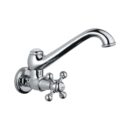 Jaquar Wall Mounted Regular Kitchen Sink Tap Queen's QQT-7347 with Swinging Spout in Chrome Finish