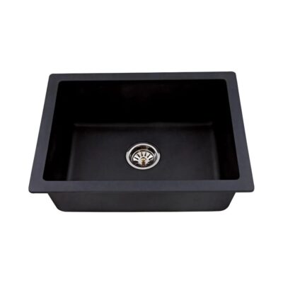 Hindware Quartz Sink Sapphire SAPPHIRE 24 X 18 X 8 ( 24 x 18 inches ) - Black