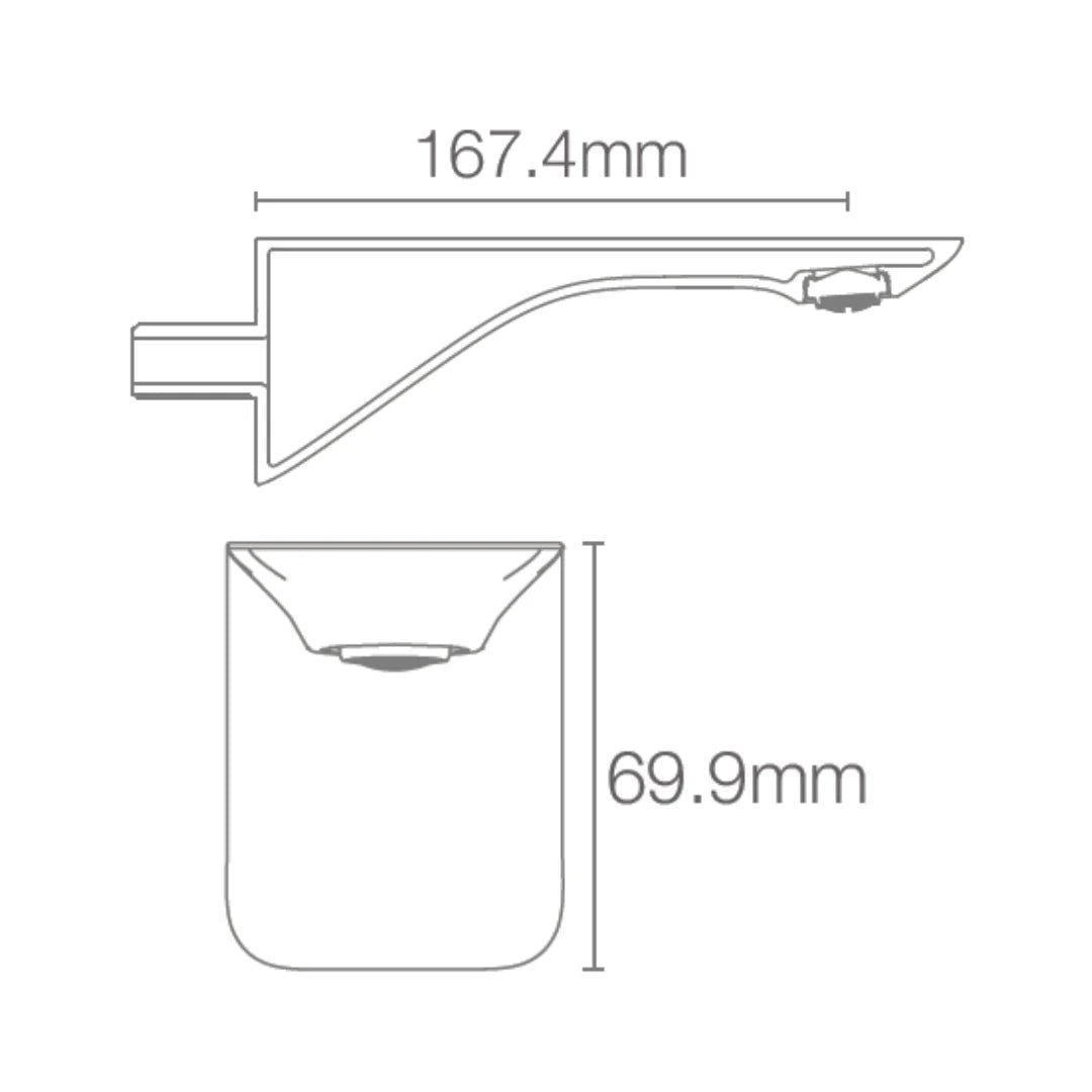 Kohler Wall Mounted Spout Modernlife Edge 25765IN-BL - Black Matt - Image 2