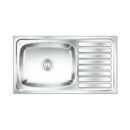 Nirali Stainless Steel Sink Popular Range ELEGANCE ULTRA BIG ( 36 x 20 inches ) - Satin