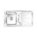 Nirali Stainless Steel Sink D'Signo Range ELEGANCE UNIQUE SMALL ( 36 x 20 inches ) - Glossy