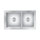 Nirali Stainless Steel Sink Expell Range EMAX ( 34 x 20 inches ) - Satin