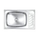 Nirali Stainless Steel Sink D'Signo Range EUREKA JUMBO ( 34 x 21 inches ) - Anti-Scratch