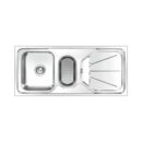 Nirali Stainless Steel Sink D'Signo Range FABULOUS BIG ( 48 x 20 inches ) - Satin