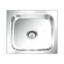 Nirali Stainless Steel Sink Popular Range GRACE PLAIN JUNIOR ( 12 x 12 inches ) - Satin
