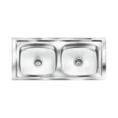 Nirali Stainless Steel Sink Popular Range GRACEFUL GLORY LARGE ( 50 x 20 inches ) - Glossy