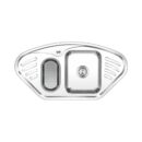 Nirali Stainless Steel Sink D'Signo Range MONARCH ( 41 x 21 inches ) - Anti-Scratch