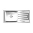 Nirali Stainless Steel Sink Orbis Range OLIVIA MASTER ( 32 x 18 inches ) - Satin