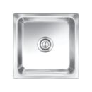 Nirali Stainless Steel Sink Silent Square Range OMNI BIG ( 20 x 20 inches ) - Glossy