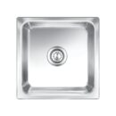 Nirali Stainless Steel Sink Silent Square Range OMNI BIG ( 20 x 20 inches ) - Satin