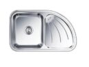 Nirali Stainless Steel Sink D'Signo Range ULTIMO RHD ( 34 x 21 inches ) - Glossy